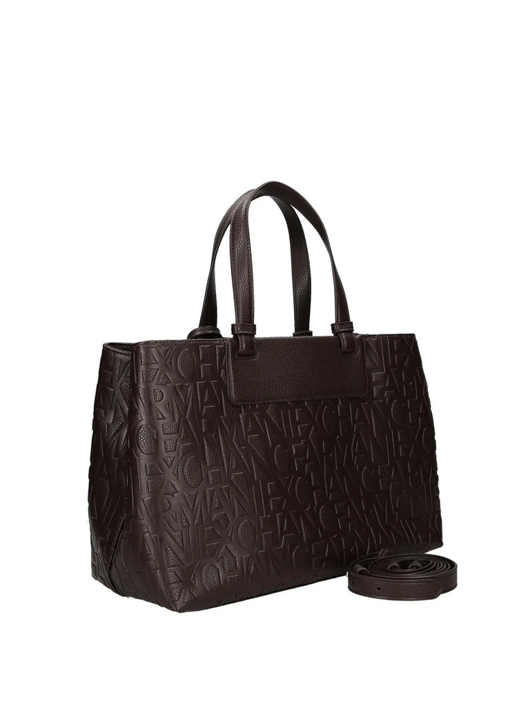 Borsa Armani Exchange XW001222 AF15774 Tote Medium All Over opaca