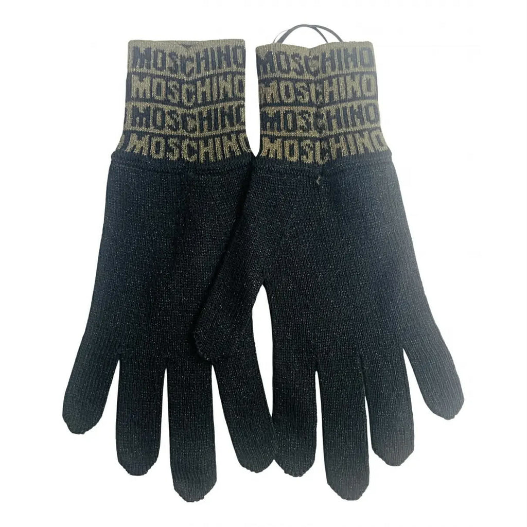 Guanti Moschino 65215 bordo all over in lurex