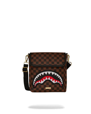 TRACOLLA SPRAYGROUND ART7839 SAWTOOTH SHARKS IN PARIS MESSENGER SLING