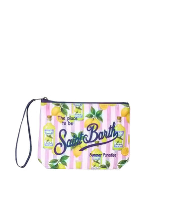 Pochette Saint Barth Aline Stripes Gin Tonic Lemon E Limoncello