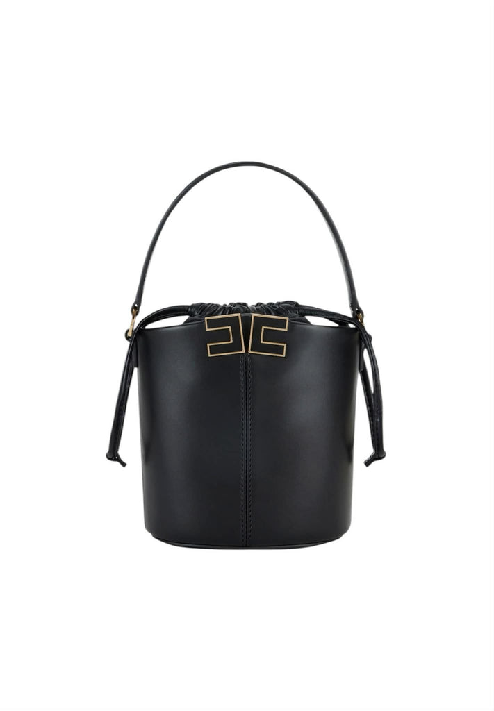Borsa Elisabetta Franchi  BS92A61E2 a secchiello small con dettaglio logo