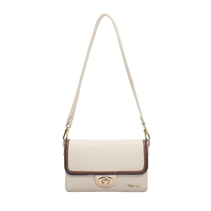 Borsa Mimì Muà Tracolla Con Bordo Colorato Y201394