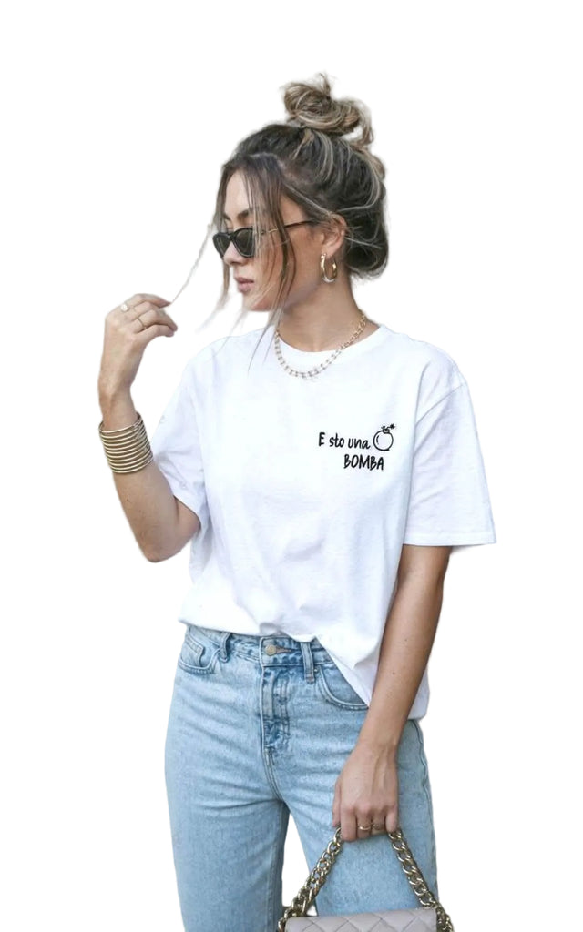 T-Shirt Agape E Sto Una Bomba