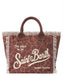 Borsa Mare Saint Barth Vanity Giraffe Skin Giraffata Marrone VANI001 00900L