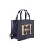 Borsa Elisabetta Franchi BS06A46E2 a mano piccola con logo Blu