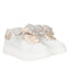 Sneaker Tosca Blu Art SS2402S013 Glamour fiocco strassato bianco/oro