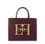 Borsa Elisabetta Franchi BS05A46E2 a mano media con logo Rouge Noir