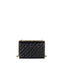 Borsa Elisabetta Franchi BS55A46E2 media matelassé Nera con tracolla