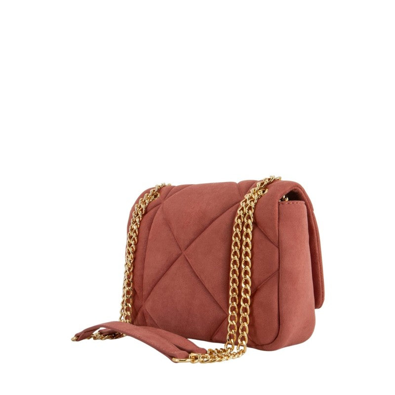 Borsa Love Moschino JC4314 Flap Bag Embossed Velour PL Rosa Antico