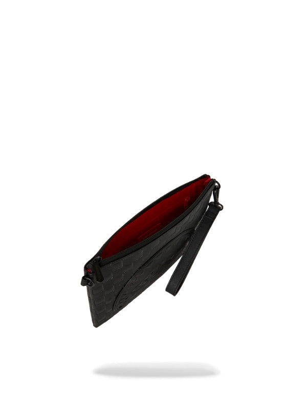 POCHETTE SPRAYGROUND 9508 RAISED CHECK CROSSOVER CLUTCH