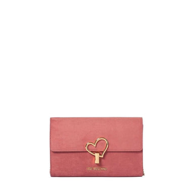 Borsa Love MoschinoJC4327 Pochette Velour PL Rosa Antico