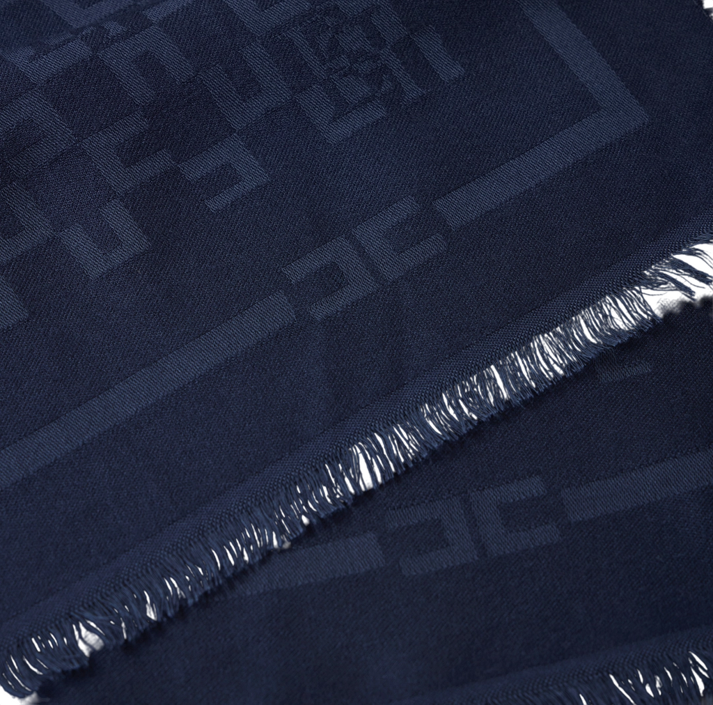 Pashmina Elisabetta Franchi SC10F56E2 con pattern logo