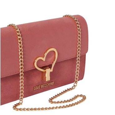 Borsa Love MoschinoJC4327 Pochette Velour PL Rosa Antico