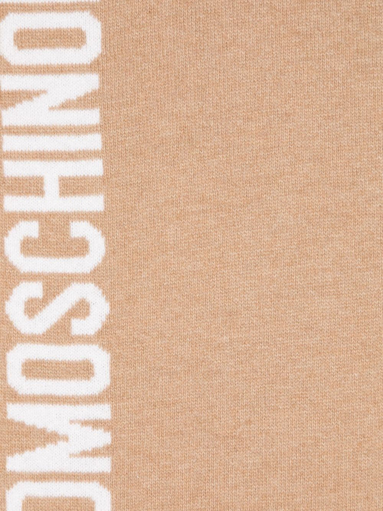 Sciarpa Moschino Art30679  M2352 monocolore logo laterale
