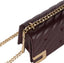 Borsa Elisabetta Franchi BS55A46E2 media matelassé Rouge Noir con tracolla