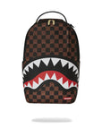 Zaino Sprayground marrone peeking character check backpack 7331