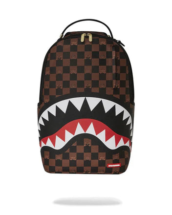 Zaino Sprayground marrone peeking character check backpack 7331