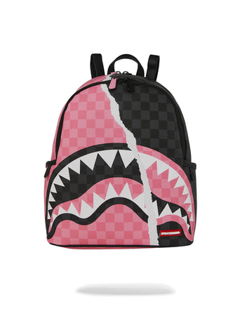 ZAINO SPRAYGROUND 8276 PINK AND BLACK TEAR SIP SAVAGE BACKPACK