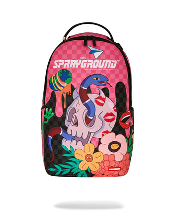 ZAINO SPRAYGROUND ART7604 WTF SKULL DRIP DLXSV BACKPACK