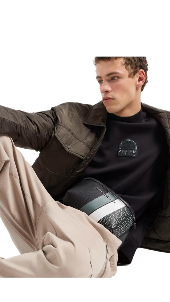 Marsupio Armani Exchange AF11935 uomo logato