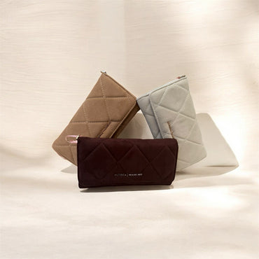 Portafoglio Alessia & Massimo 5204 Flap in camoscio