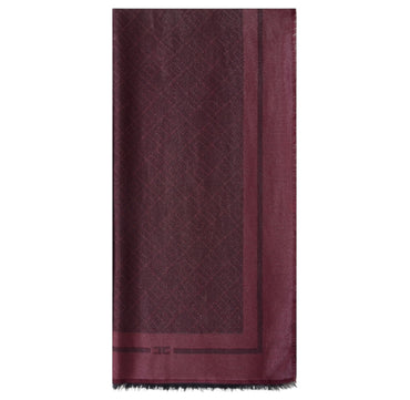 Pashmina Elisabetta Franchi SC12F56E2 con pattern logo