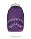 ZAINO SPRAYGROUND ART7645 PURPLE SHARK SHARKS IN PARIS DLXSV BACKPACK