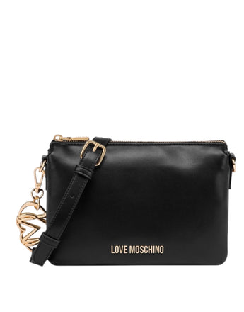 Borsa Love Moschino JC4075 Tracolla con medaglioni ovali nera