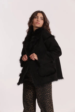 GIUBBOTTO MIMI MUA 6571 REVERSIBILE EFFETTO MONTONE