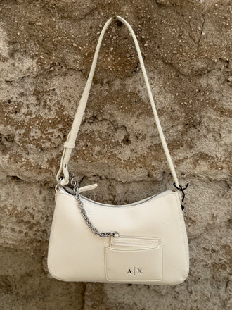 Borsa Armani Exchange XW001213 AF15625 hobo con charms portamonete