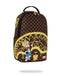 ZAINO SPRAYGROUND ART7257 RICHIE RICH GOLD SHARKMOUTH DLXSV BACKPACK