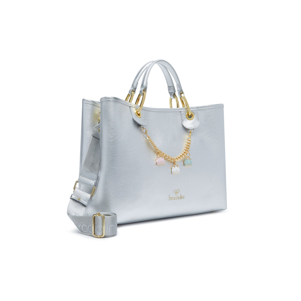 Borsa Braccialini B18191 Beth Medium con charms borsette pendenti