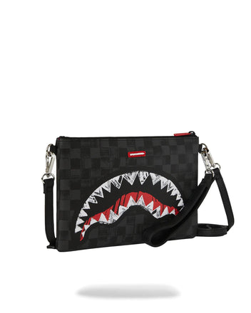POCHETTE SPRAYGROUND 8229 SCRIBBLE SHARK CROSSOVER CLUTCH