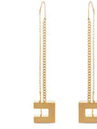 Orecchini Elisabetta Franchi OR16A56E2 pendenti con logo