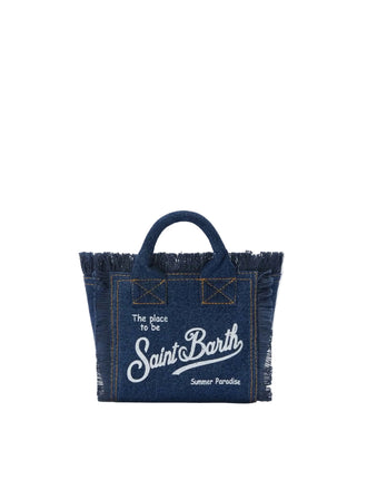 Borsa Saint Barth Vanity Mini Denim Dark VAMI001 00431L