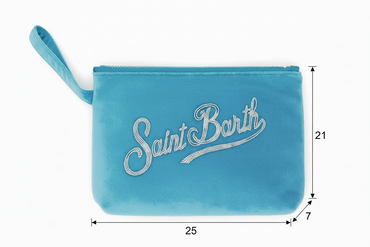 Pochette Saint Barth aline velvet L strass ALI0020 06792L