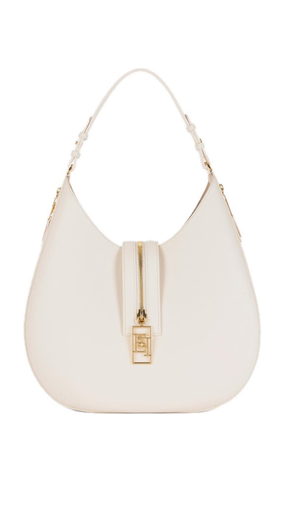 Borsa Elisabetta Franchi BS75A47E2 Hobo grande a spalla con zip