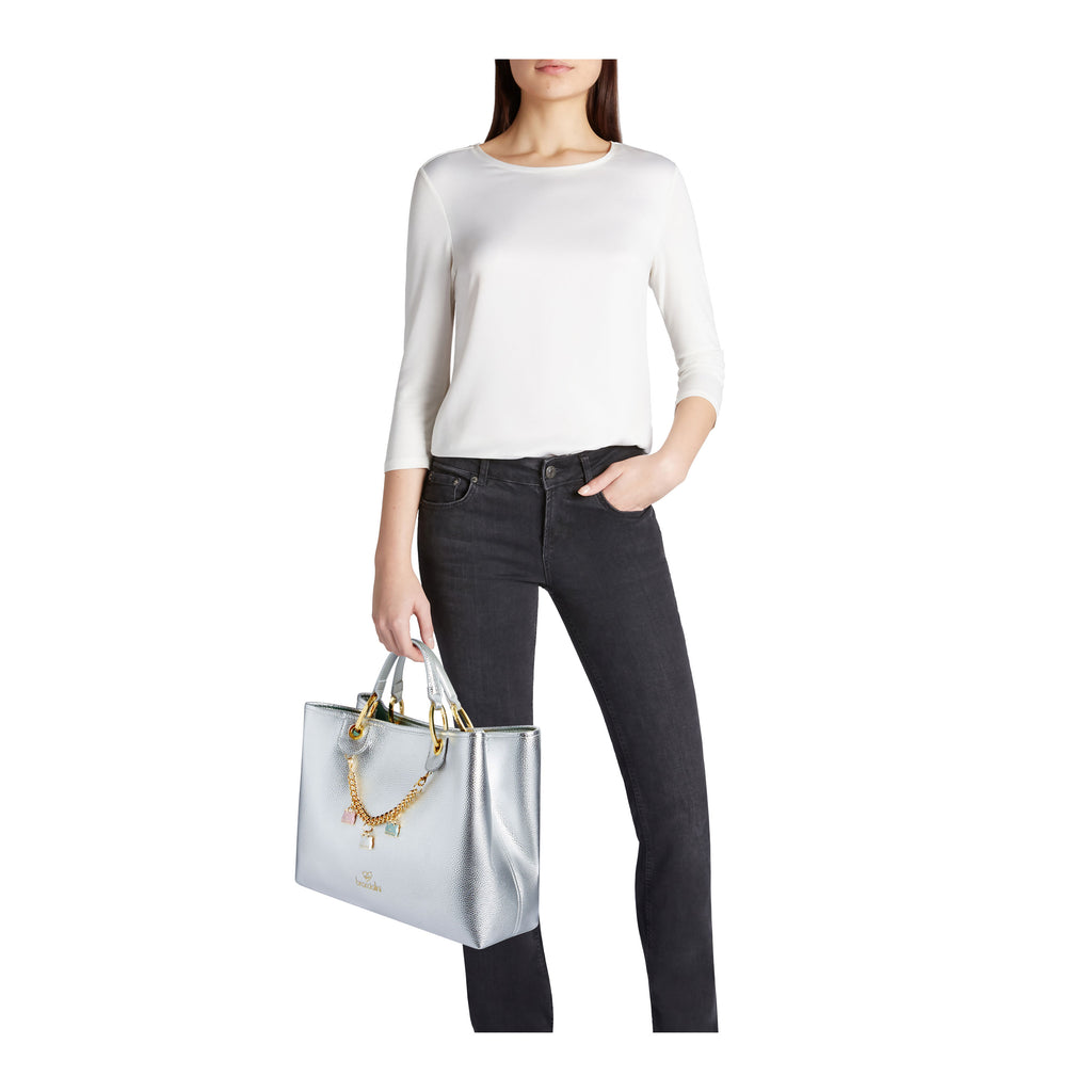 Borsa Braccialini B18191 Beth Medium con charms borsette pendenti