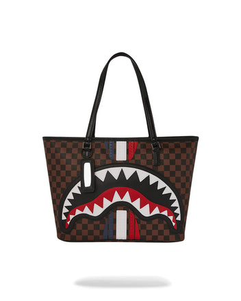 Borsa Sprayground Machine Francaise Tote Brown 910T7494
