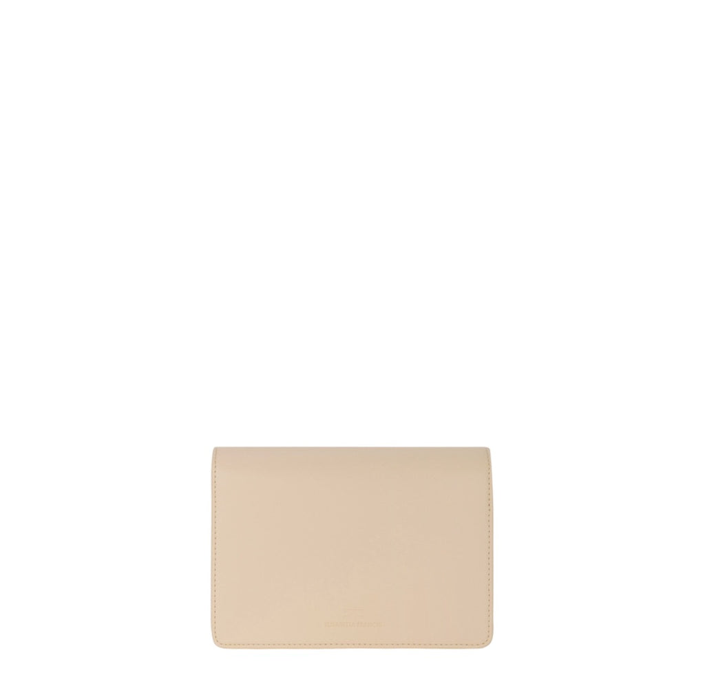 Borsa Elisabetta Franchi Crema BS11A46E2 a tracolla con girello logo in metallo