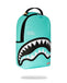 ZAINO SPRAYGROUND ART7015 SHARK CENTRAL AQUA DLXSV BACKPACK