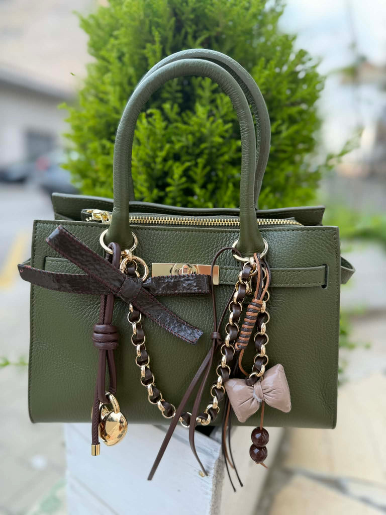 Borsa Luxyra Belted con charm