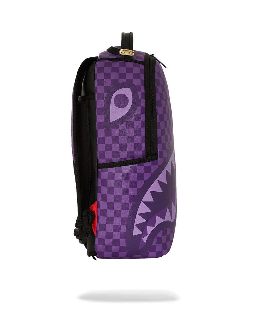 ZAINO SPRAYGROUND ART7645 PURPLE SHARK SHARKS IN PARIS DLXSV BACKPACK