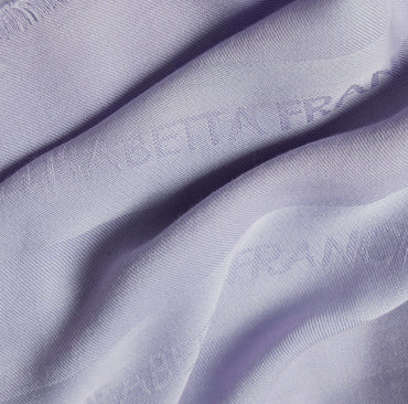 Foulard Elisabetta Franchi SC14F61E2 in viscosa e modal con righe jacquard