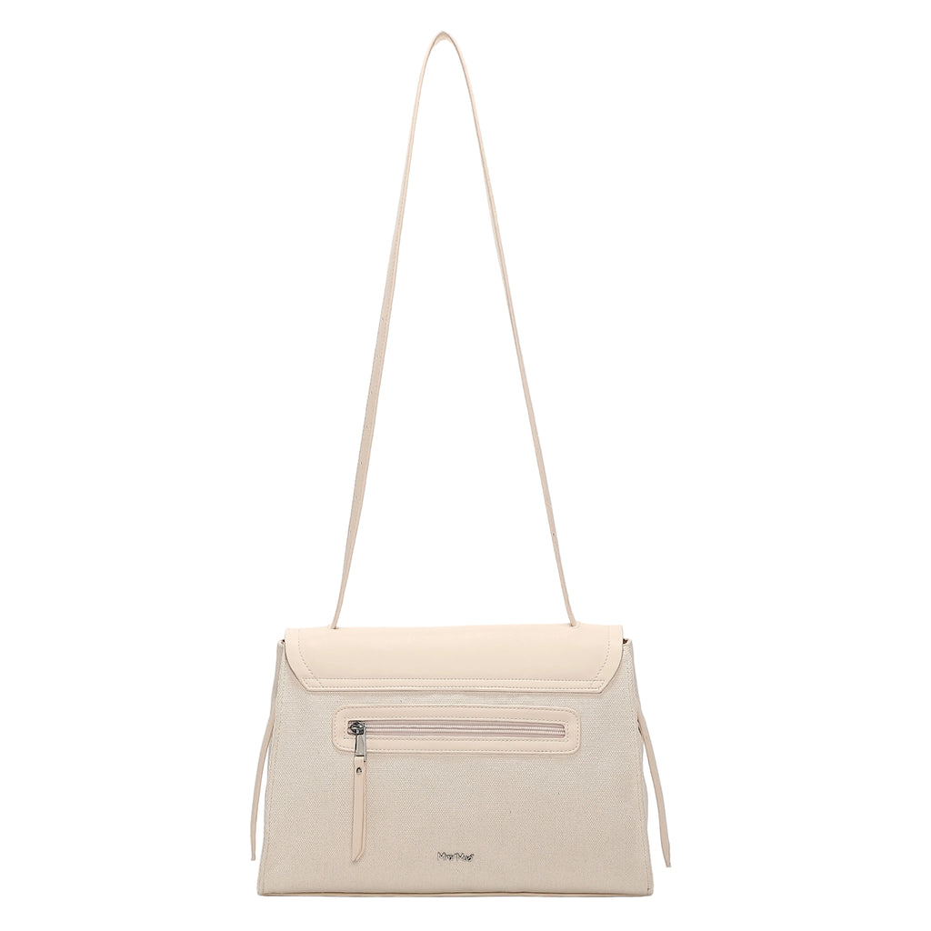 Borsa Mimì Muà Bauletto Big A Spalla Con Patta E Canvas H201403