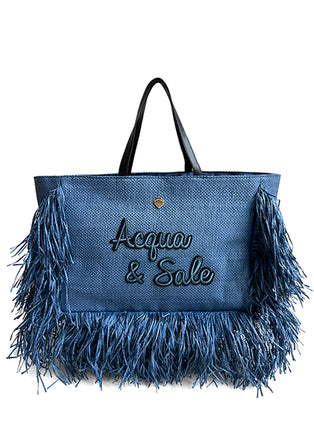 Borsa Le Pandorine Vita Bag Shopper mare Sale Blue