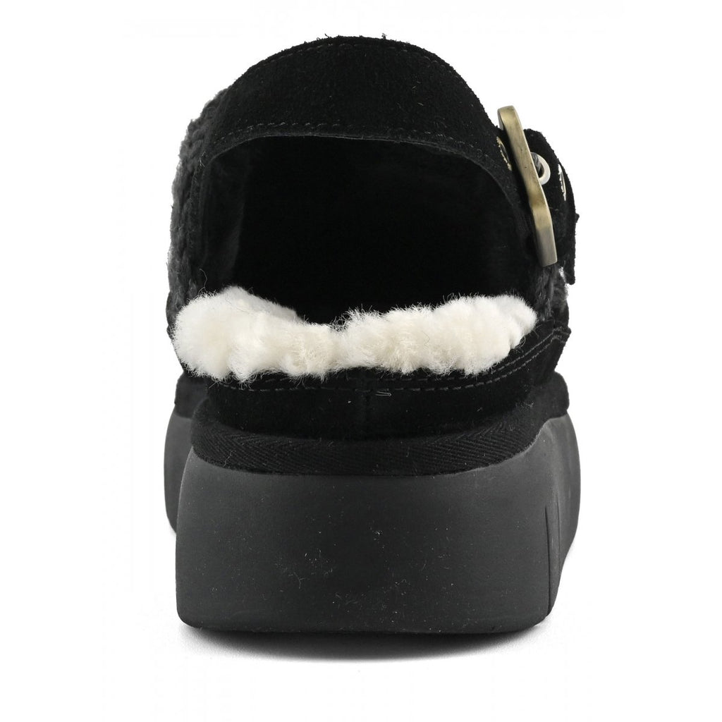 Scarpe MOU Bounce clog back strap lette BKBK MU.FW531026A Black