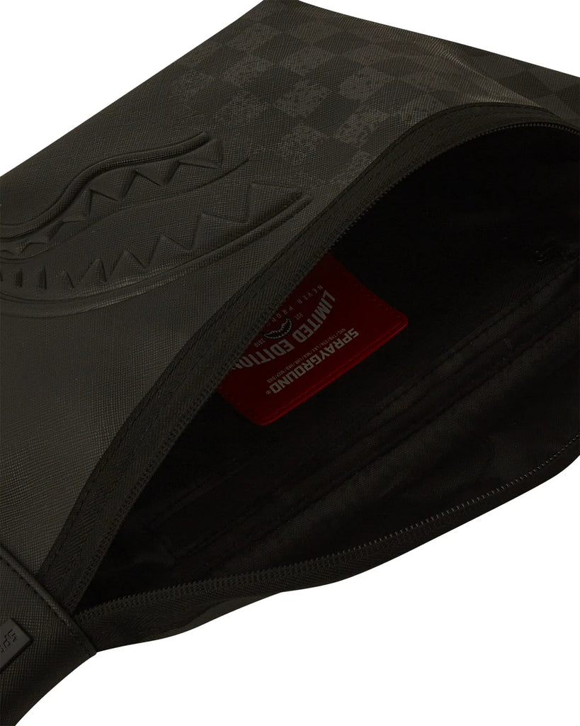 Marsupio Sprayground Half Spritz Black/grey Check Savvy Crossbody