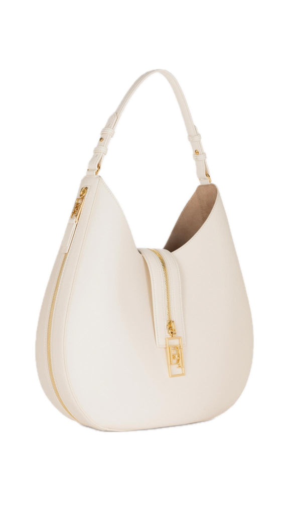 Borsa Elisabetta Franchi BS75A47E2 Hobo grande a spalla con zip