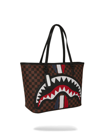 Borsa Sprayground Machine Francaise Tote Brown 910T7494